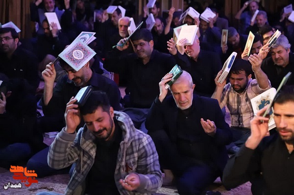 گزارش تصویری| دومین شب از لیالی قدر در گلزار شهدای همدان