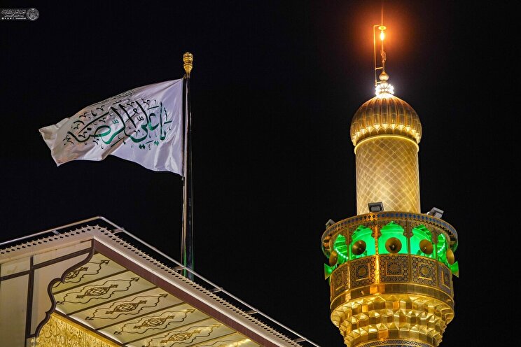 Imam Ali Holy Shrine Glows with Joy in Celebration of Imam al‑Ridha Birthday