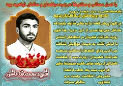 ویژه‌نامه شهید محمدرضا عاشور