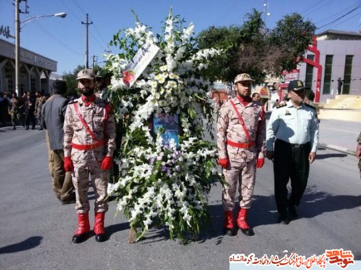 پیکر چهاردهمین شهید مدافع حرم استان کرمانشاه تشییع شد+عکس پیکر چهاردهمین شهید مدافع حرم استان کرمانشاه تشییع شد+عکس