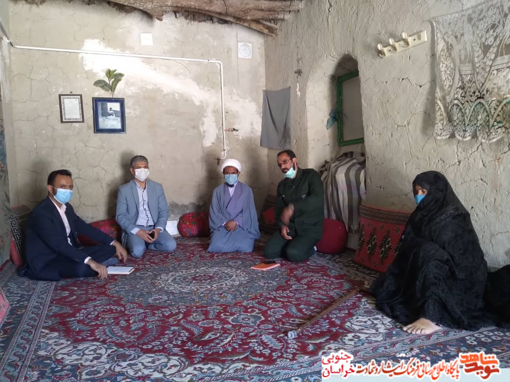 دیدار با ایثارگران منطقه مرزی درح شهرستان سربیشه