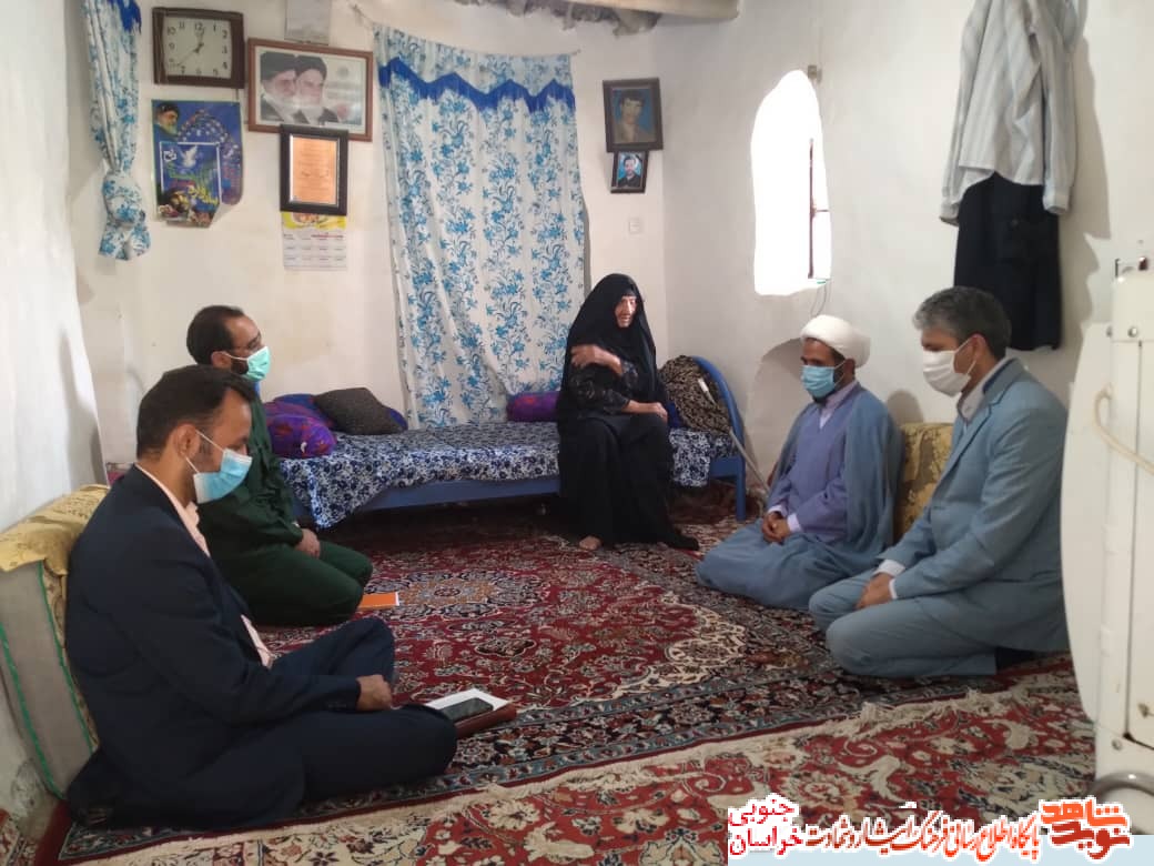 دیدار با ایثارگران منطقه مرزی درح شهرستان سربیشه