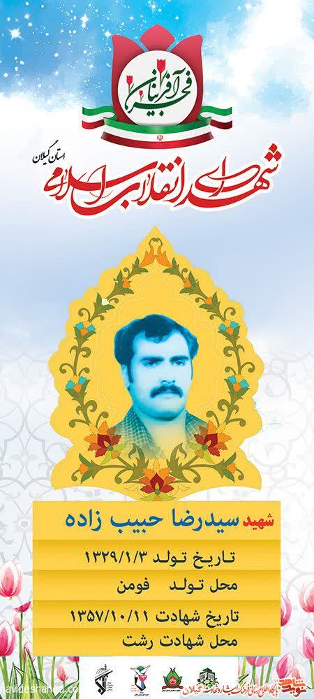 مختصری بر زندگی شهید سید رضا حبیب زاده