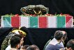 تشییع باشکوه پیکر شهید مرزبان مدافع وطن در قشم