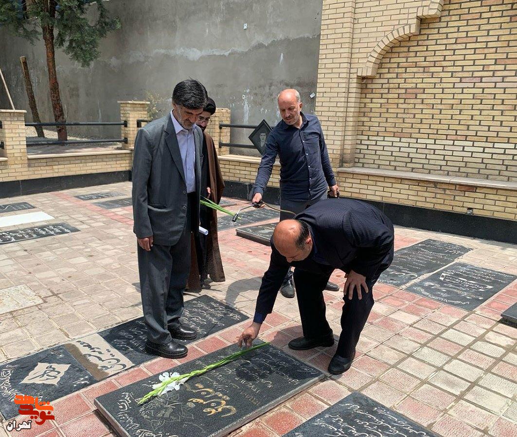 ادای احترام مدیرکل بنیاد شهید تهران به شهدای محله سبوکوچک