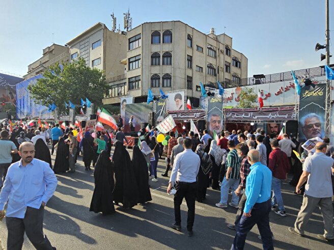 موکب شهدای سادات در راهپیمایی عید سعید غدیر خم برگزار شد