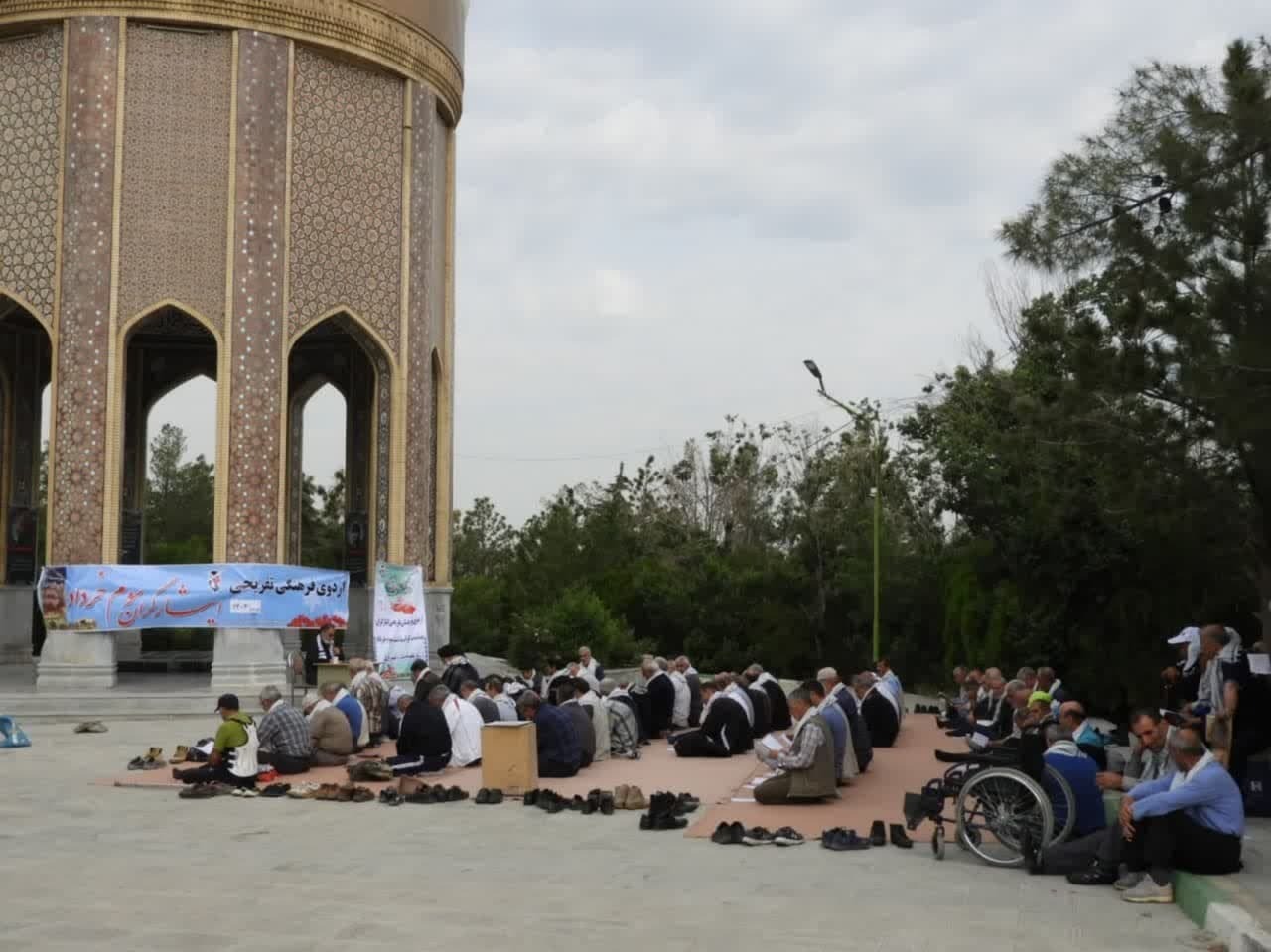 برگزاری اردوی یکروزه کوهپیمایی جانبازان و آزادگان سرافراز