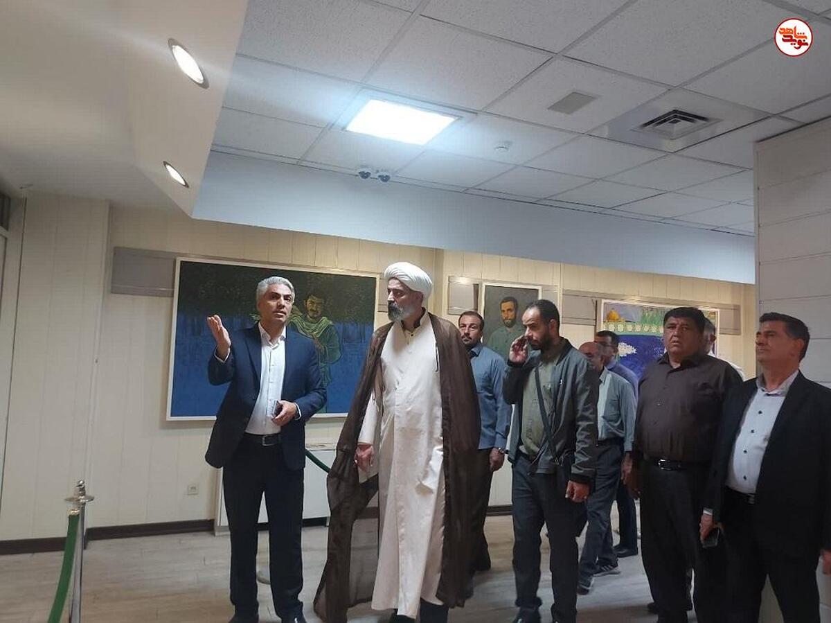 بازدید بسیجیان شهرداری تهران از موزه شهدا