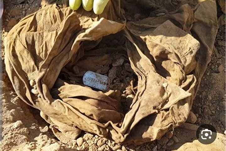 کشف پیکر یک شهید دوران دفاع مقدس در «پنجوین»+ فیلم