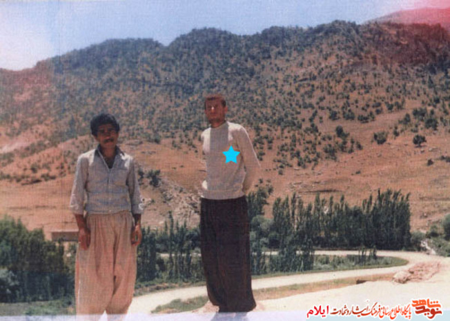 شهید حمزه روشنی مسئول بهداری تیپ حضرت امیر(ع) استان ایلام