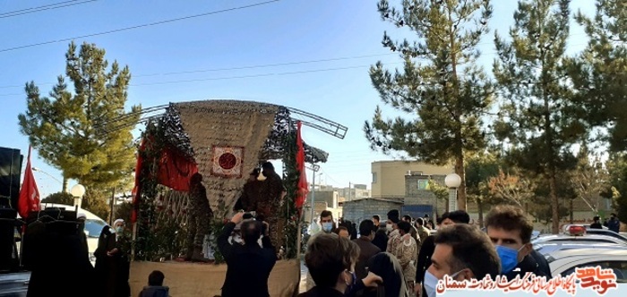 مراسم استقبال از شهید گمنام در شهرستان شاهرود