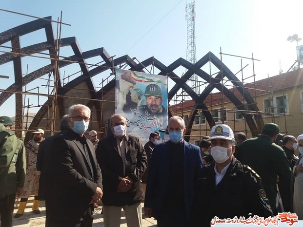 مراسم تشییع پیکر مطهر جانباز ۷۰ درصد حاج غلامعلی مثبت (شاهجویی)- سمنان شانزدهم اسفند ۹۹