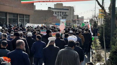 حماسه مردم انقلابی سمنان در راهپیمایی ۲۲ بهمن ۱۴۰۲